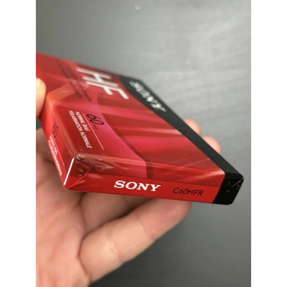 Sony HF 60 Minute Cassette Tape Normal Bias Blank Tape Recordable New Sealed Vtg